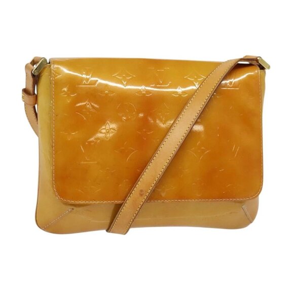 LOUIS VUITTON Monogram Vernis Thompson Street Bag Beige M91301 LV Auth 123678 - Picture 1 of 16